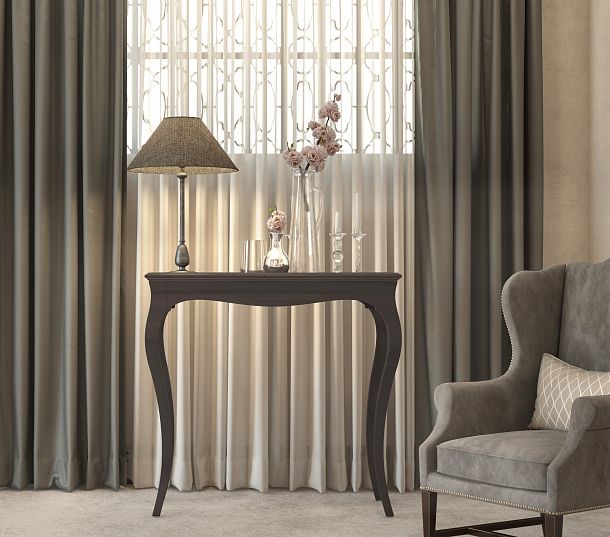 Идея декорирования консоли высокой STL-018